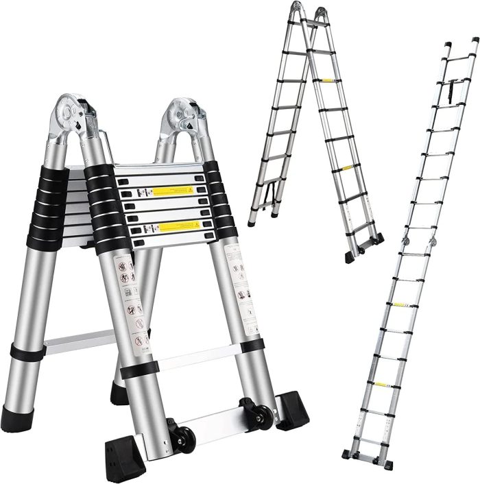 Telescoping Ladder, Aluminum Ladder, Multi-Function(1.6x1.6 Mtr)