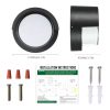 Outdoor Wall Lights, Round 3200K Porch Lights Outdoor Wall,12W Low Profile Modern Wall Sconce Light fixtures Waterproof Wall Mounted Lamp for Bedroom, House, Porch, Patio - Image 2