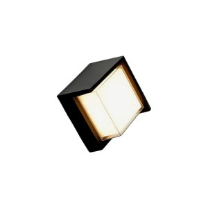 Outdoor Wall Lights,Square 3000K Porch Lights Outdoor Wall,12W Low Profile Modern Wall Sconce Light fixtures Waterproof Wall Mounted Lamp for Bedroom, House, Porch, Patio