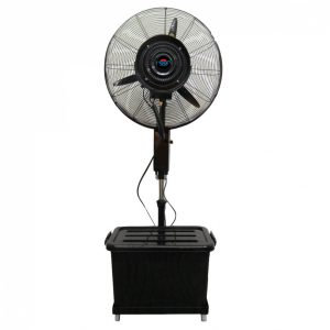 Powerful Outdoor Mist Fan 26 inch Diameter, Air Cooler Water Mist Humidifier with 40 Liter Water Tank Last Up to 10 Hours