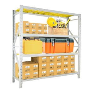 Heavy Duty Storage Rack/Shelving Unit, 200 x 200 x 60 cm, 300 kg Capacity, White